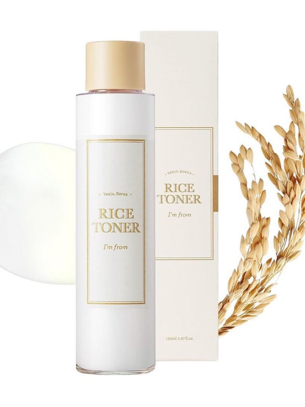 I'm from Rice Toner for Sensitive Skin, Rice Extract, Glow Essence with Niacinam